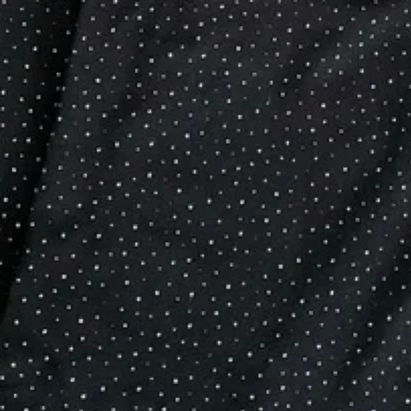 LC LAUREN CONRAD Leggings Mid Rise Skinny Jersey Black Polka Dots Small - Picture 5 of 5